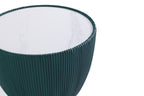 Anderson Sintered Stone Top Upholstered End Table