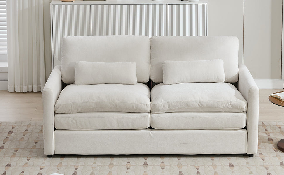68.1" Cozy Upholstered Loveseat Sofa