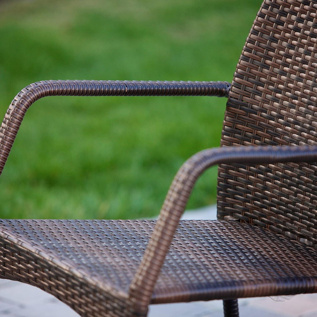 Outdoor Wicker Chairs Set, 2 Chairs