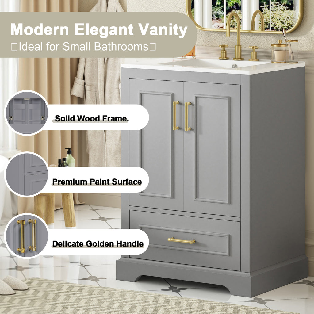 24" Bathroom Vanity with Sink