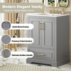24" Bathroom Vanity with Sink
