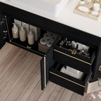 36" Wall-Mounted Bathroom Vanity with Vessel Sink