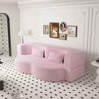 Modern Floor Sofa With 2 Pillows