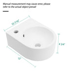 Stain Resistant Rectangular Bathroom Sink