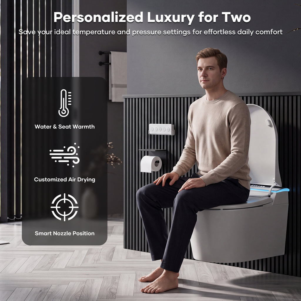 Wall-mounted Smart Toilet with Aromatherapy Deodorization