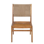 5-Piece Acacia Wood Outdoor Patio Dining Set