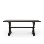 Outdoor Aluminium Dining Table, Antique Matte