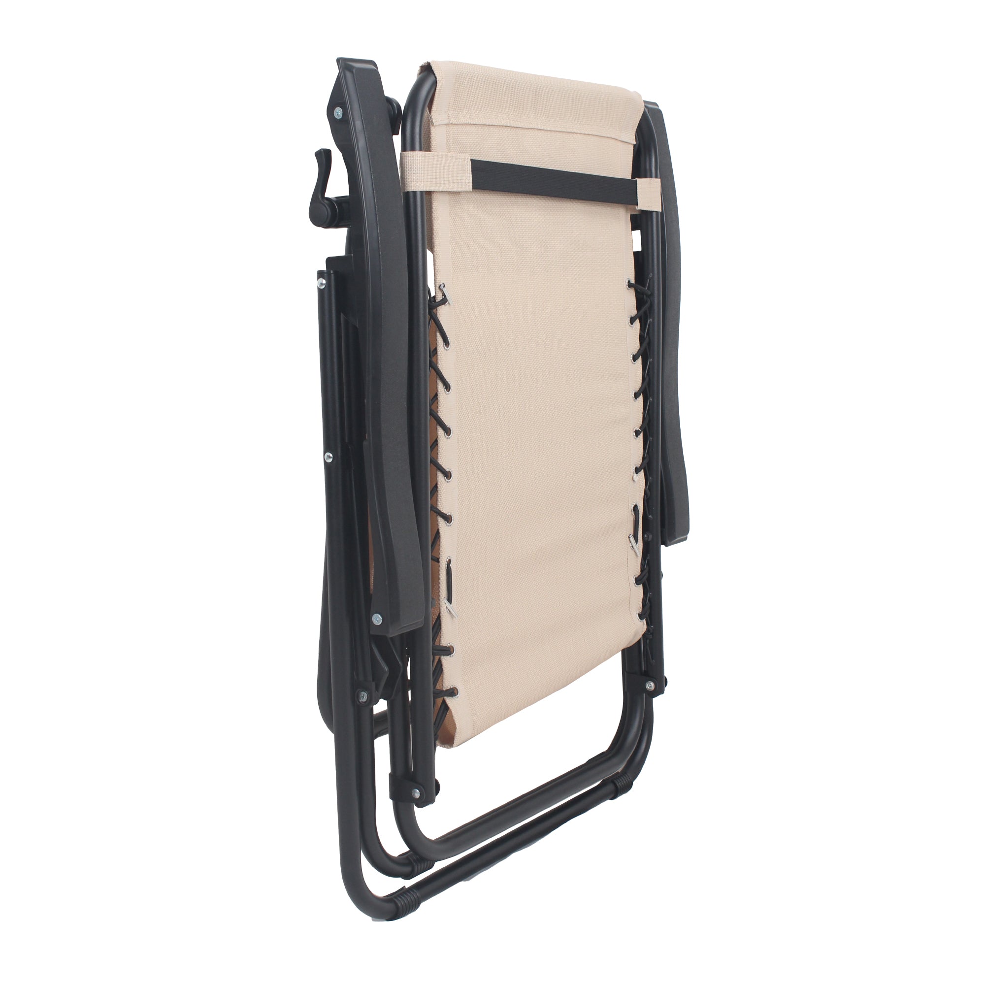 Zero Gravity Folding Lounge Chair with Headrest & Removable Tray