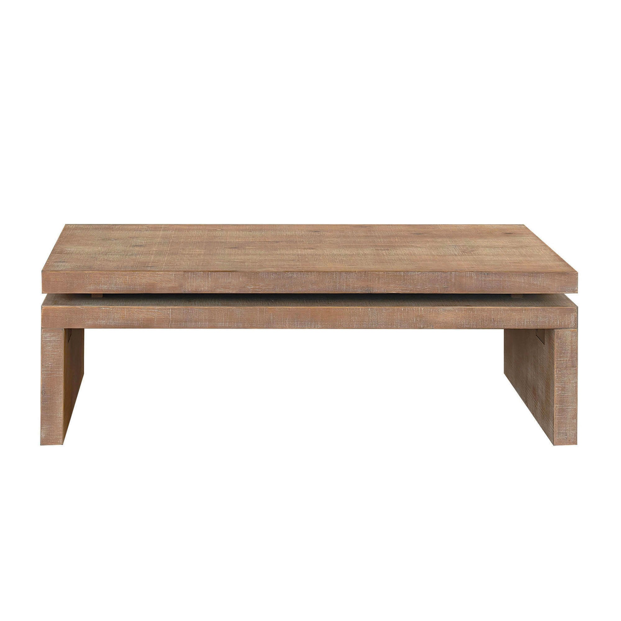 Modern Rustic Wood Coffee Table