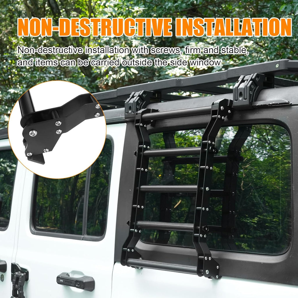 Rear Window Ladder for Jeep Wrangler JL (2018-2025)
