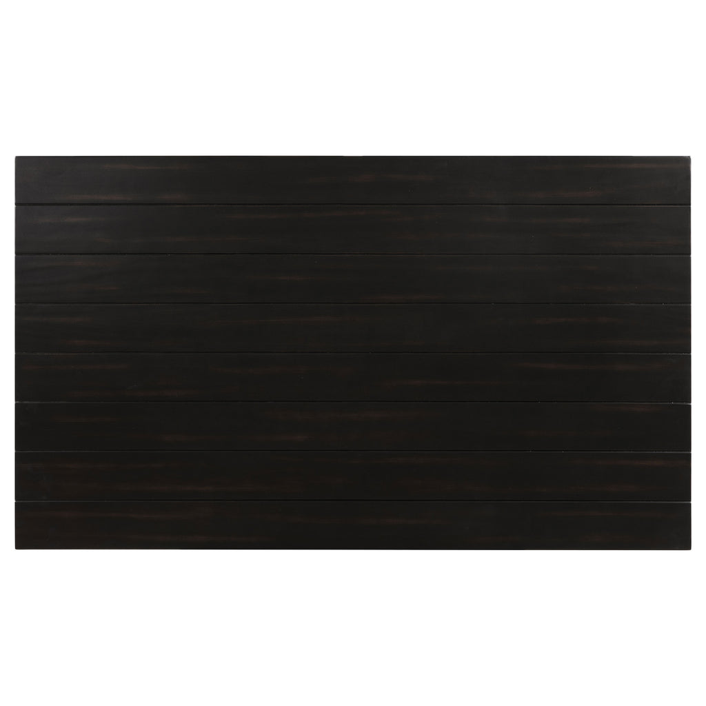 Sutter Distressed Java 2-Drawer Rectangular Coffee Table