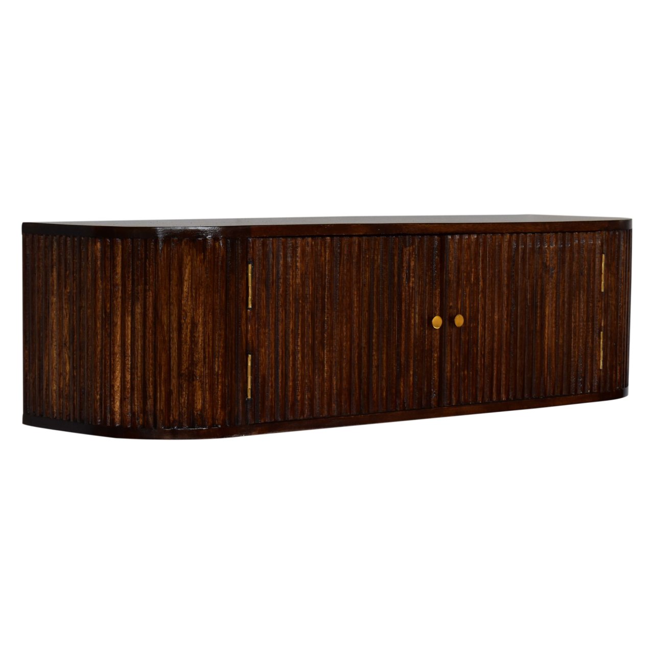 Solid Wood Chunky Chestnut Floating Bedside