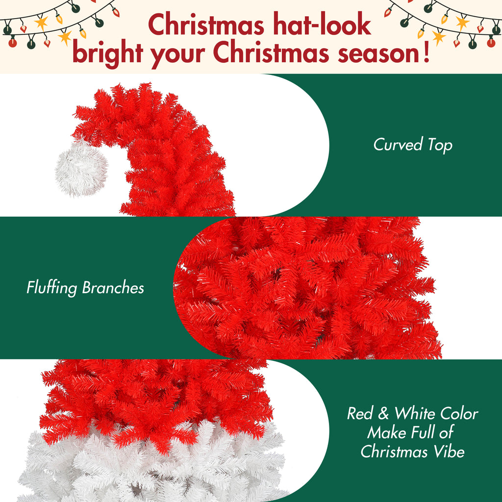6FT Artificial Christmas Tree with LED Lights