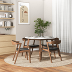Alina Contemporary Dining Table with Smooth Finish