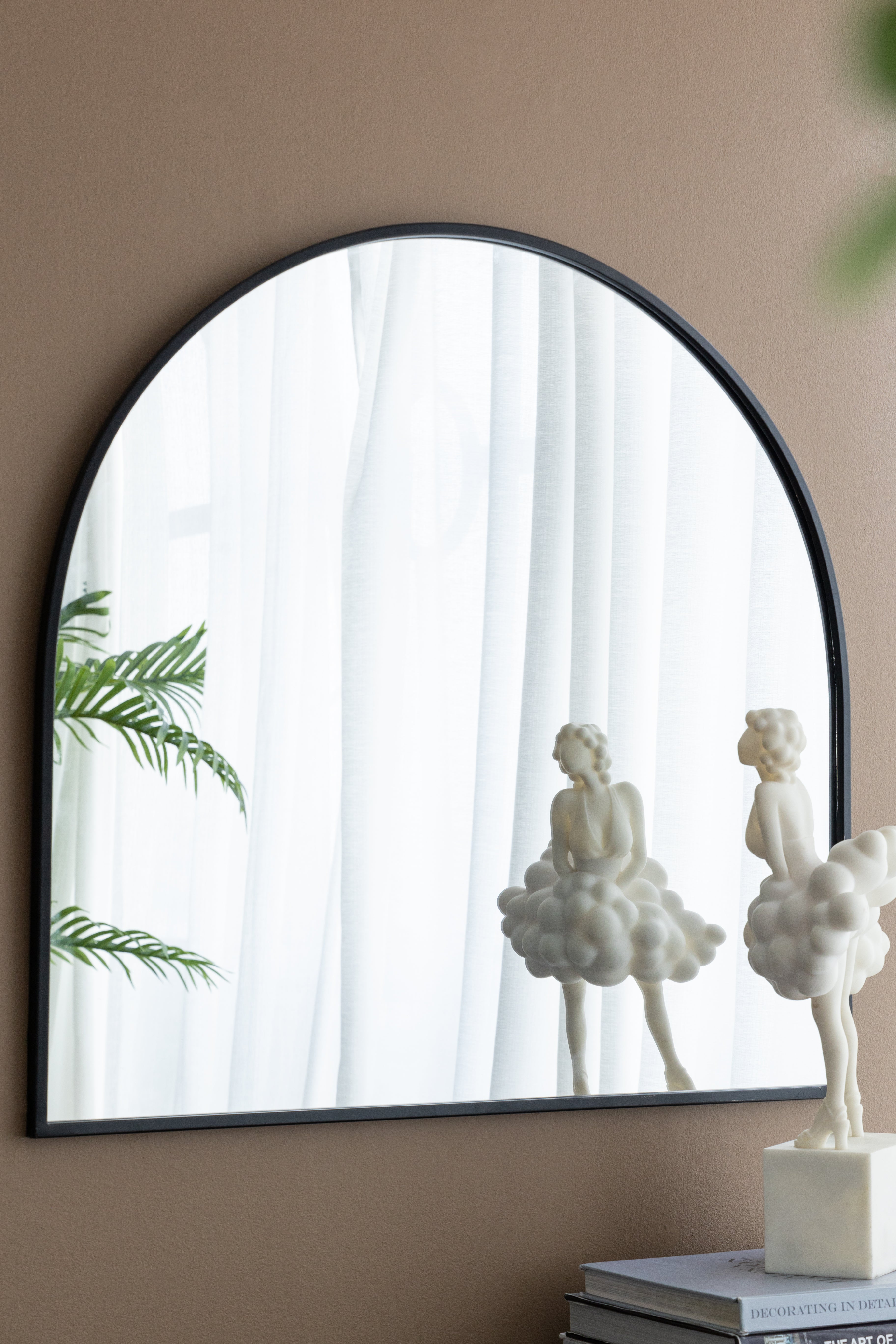 33" x 31" Arched Decorative Accent Mirror