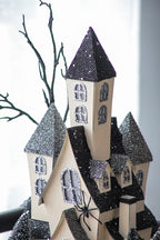 Lighted Cardboard Haunted House