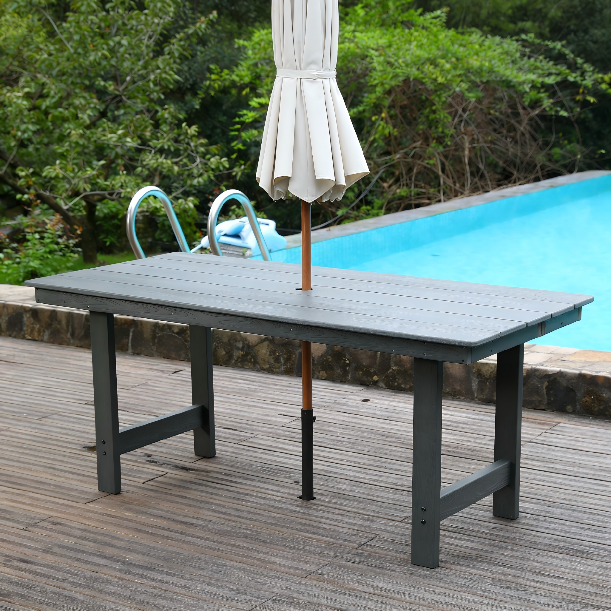HDPE Patio Dining Family Table
