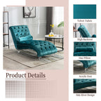 Velvet Chaise Lounge Indoor