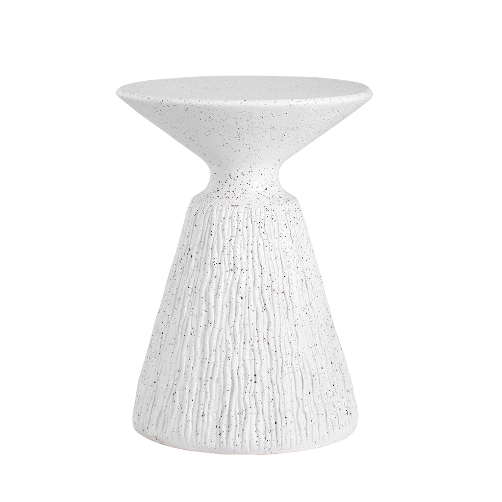 Retro Speckled Textured MGO Side Table
