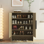 Wooden Shoe Storage Cabinet with Doors