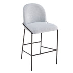 Galen Indoor Metal Upholstered Barstool