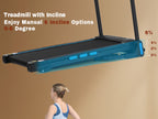 3.5HP Hydraulic Foldable Treadmill with Incline