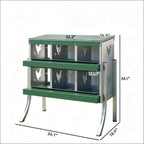 Outdoor Egg Laying Boxes, Metal Nesting Boxes
