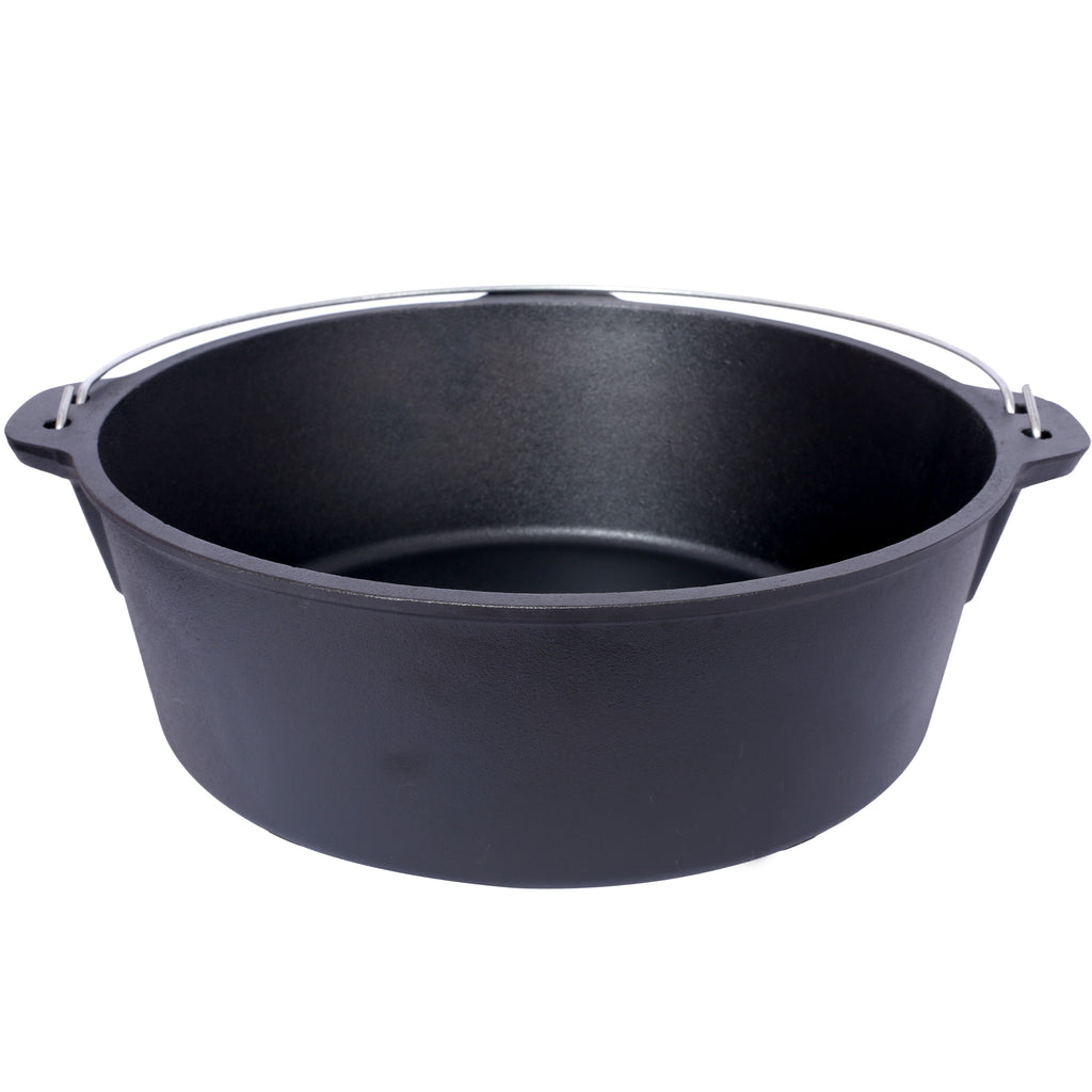 Pre-Seasoned Cast Iron Dutch Oven With Skillet Lid