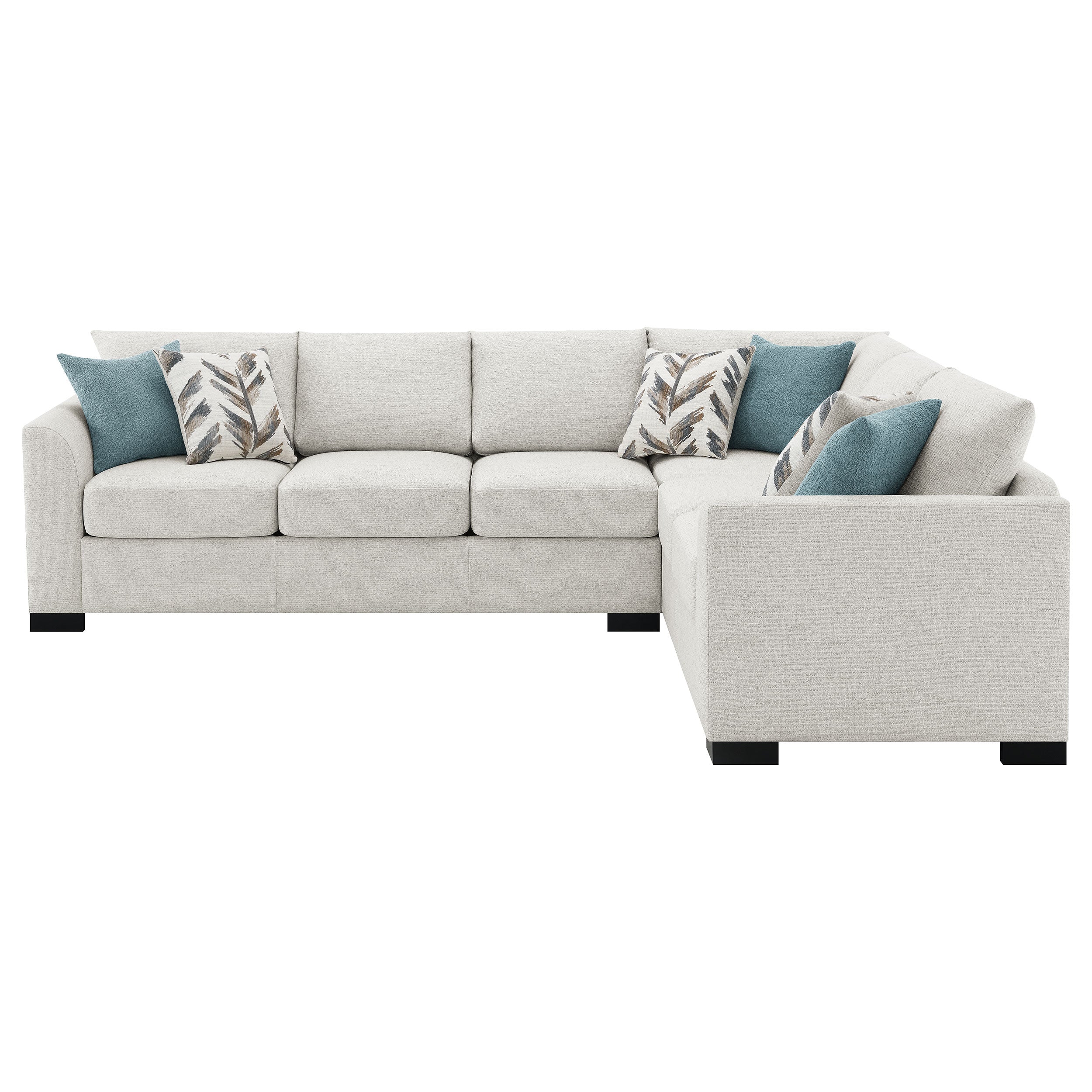 Radison Greige Upholstered Sectional Sofa