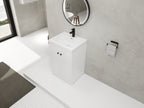 24" Freestanding Bathroom Vanity with Resin Sink