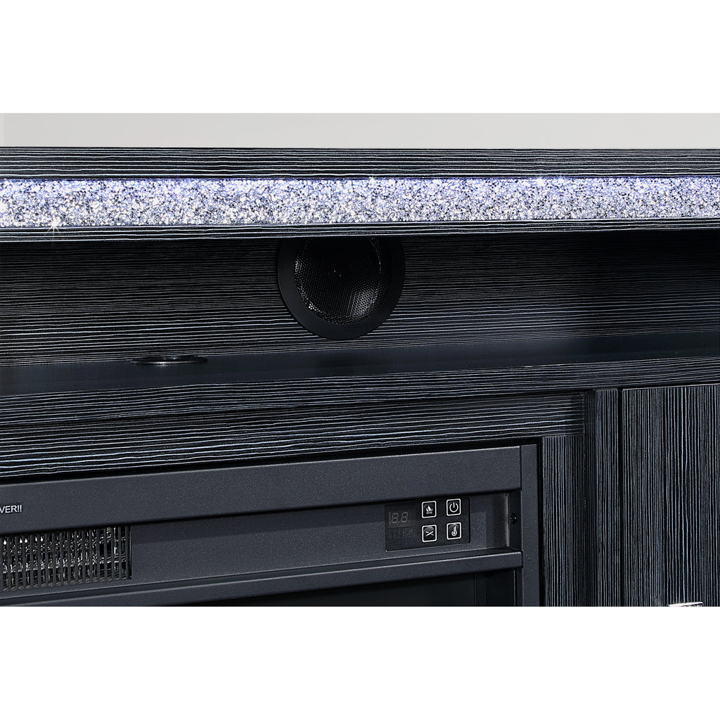 Almera Dark Indoor Fireplace