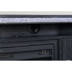 Almera Dark Indoor Fireplace