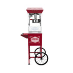 XH-P831-P Movie Theater-Style Popcorn Machine Maker with Cart