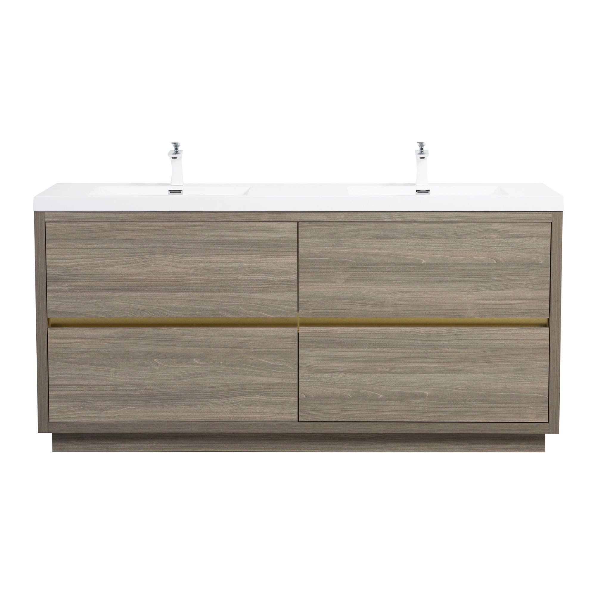 Bathin Freestanding Bathroom Vanity With Double Sinks