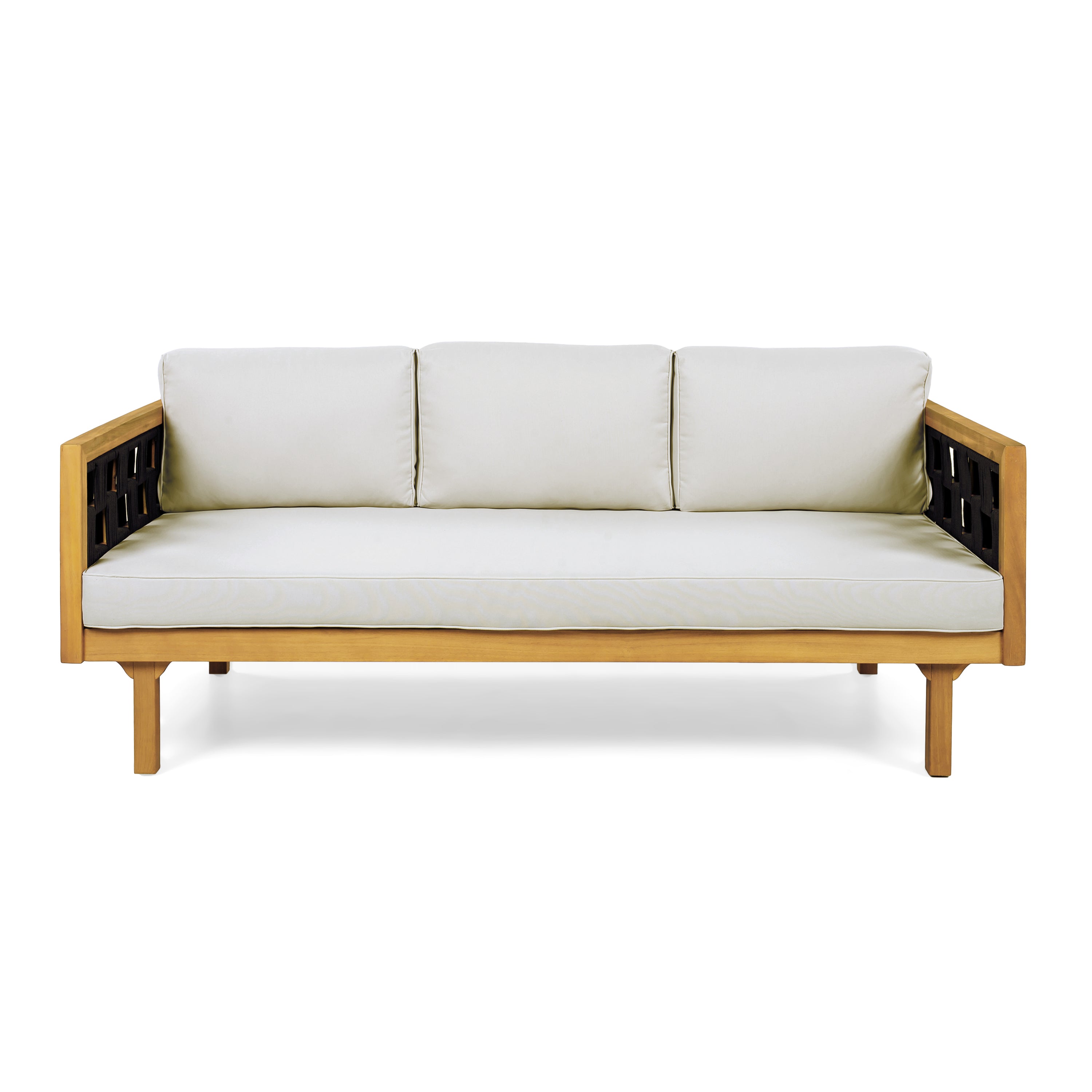 Luxury Acacia Wood Outdoor Daybed Set