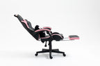Cute Cat Gaming Chair with Paw Lumbar Cushion