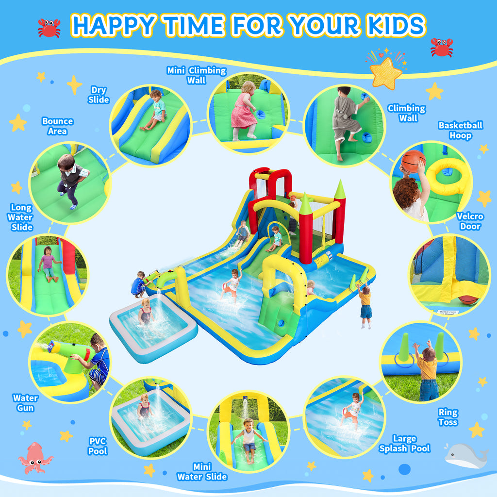 11 In1 Inflatable Slide Water Park