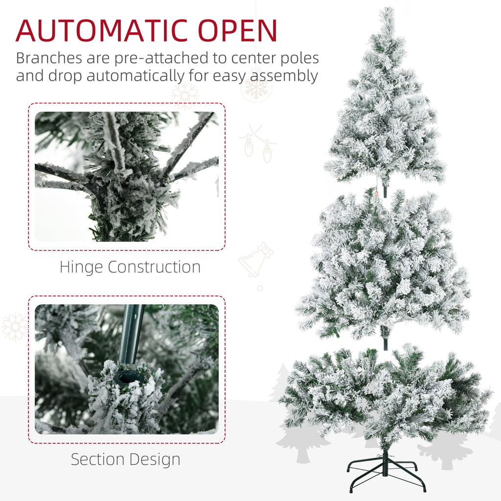 7.5ft Tall Prelit Artificial Christmas Tree