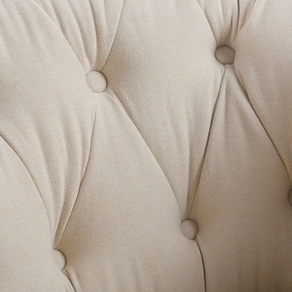 Katherine Tufted Accent Chair, Sky Neutral