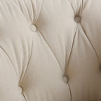 Katherine Tufted Accent Chair, Sky Neutral