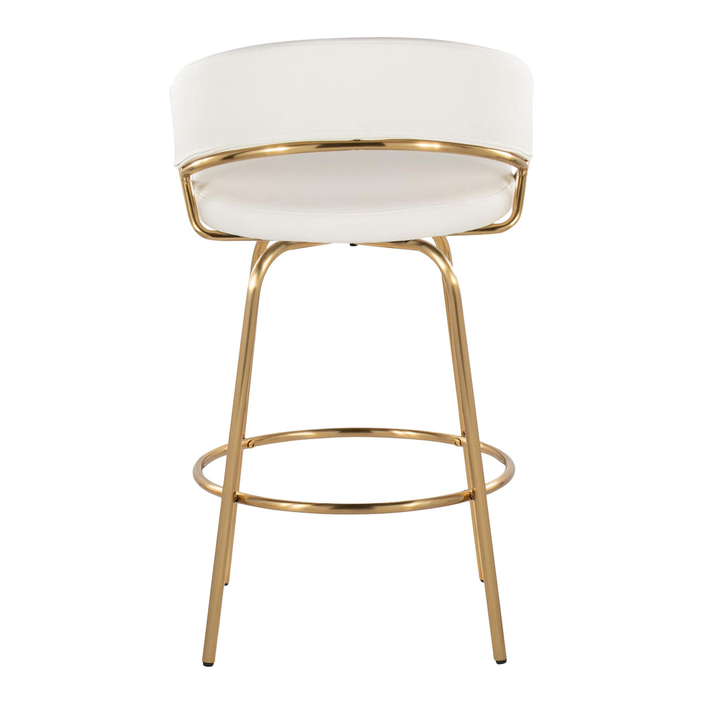 Jie Fixed-Height Contemporary Counter Stool with Swivel
