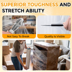 Stretch Wrap Stretch Film Roll - 1000ft Industrial Strength