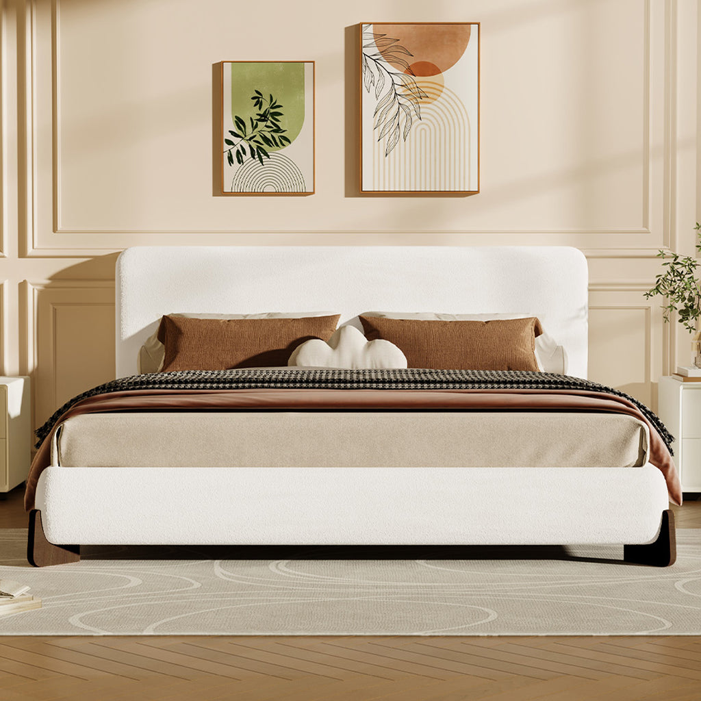 Elegant Terry Upholstered Bed