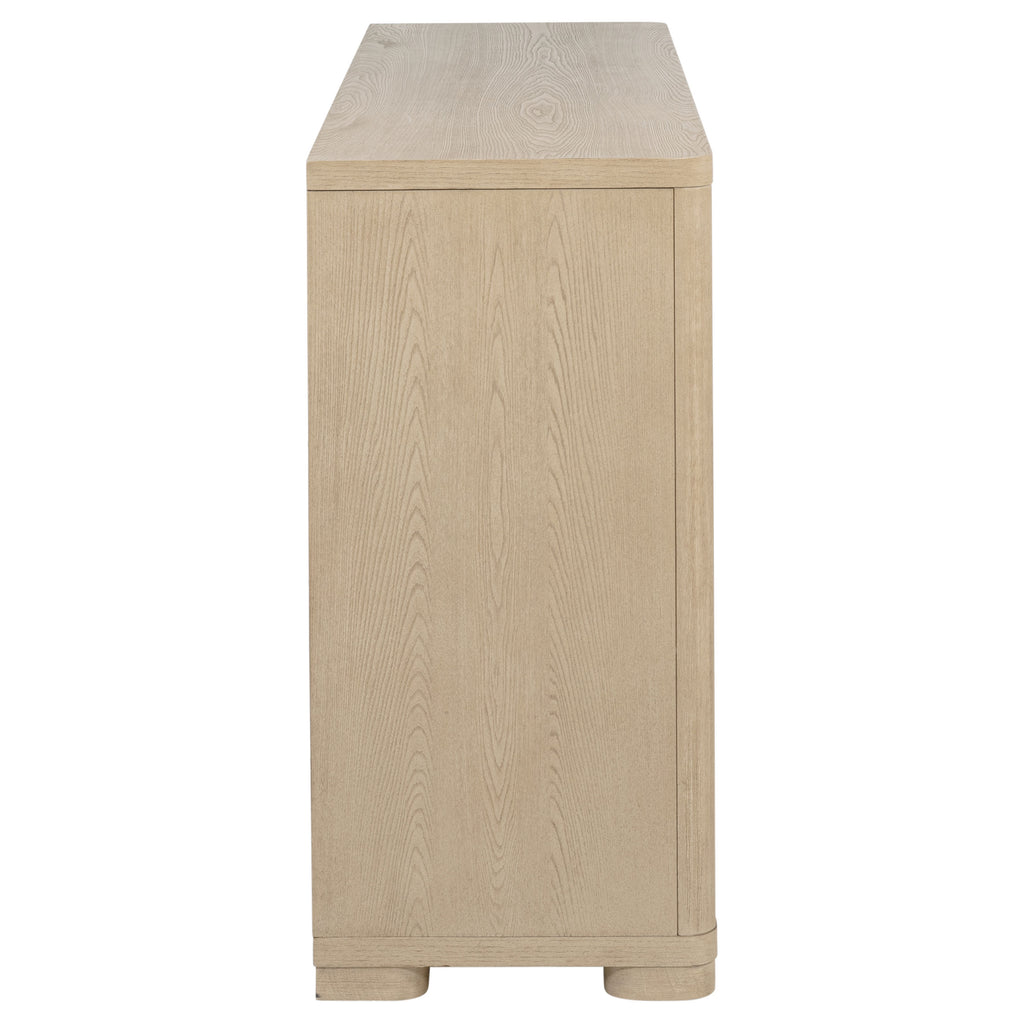 Mirador Light Elm 6-Drawer Bedroom Dresser