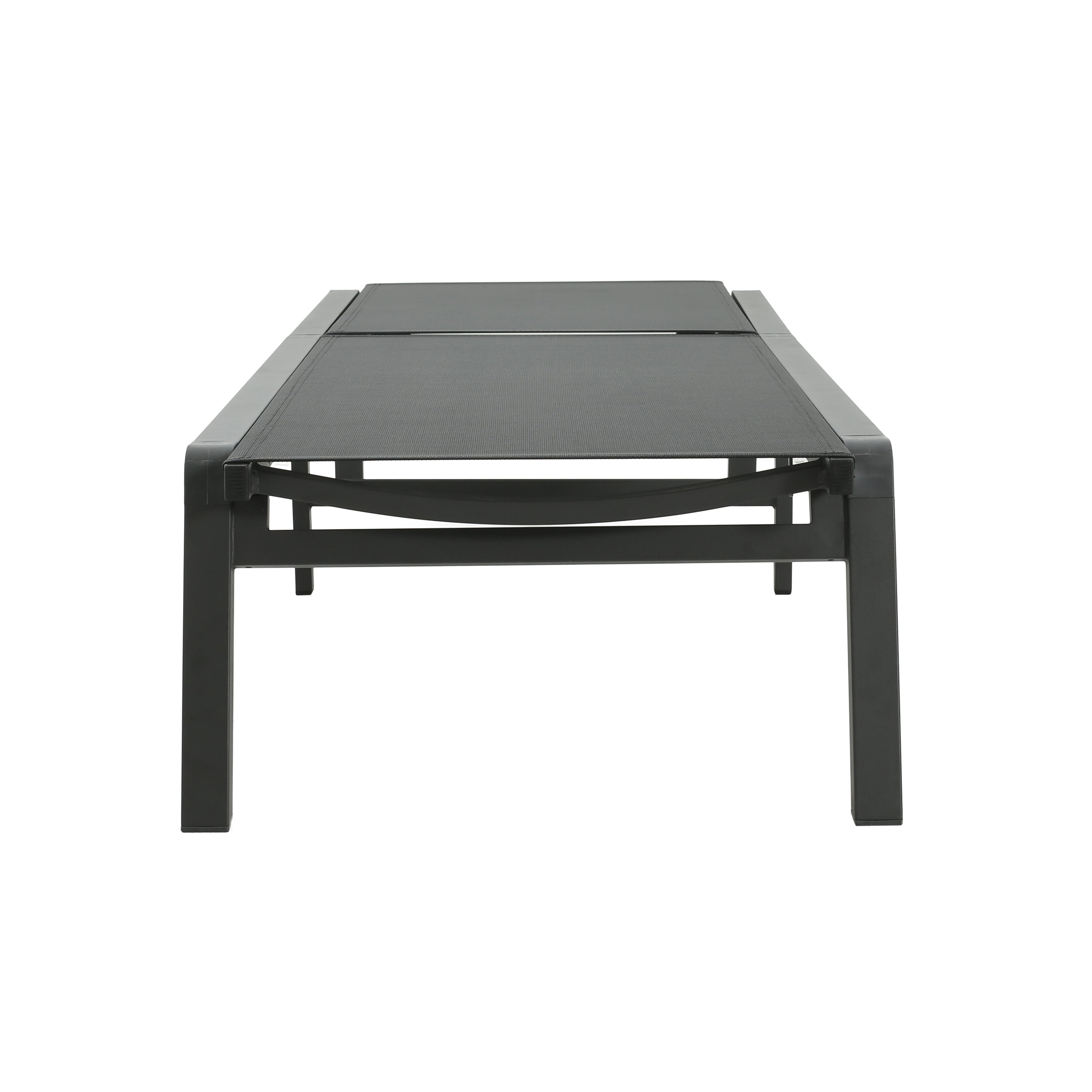 Cape Coral KD Chaise Lounge Black (Set of 2)