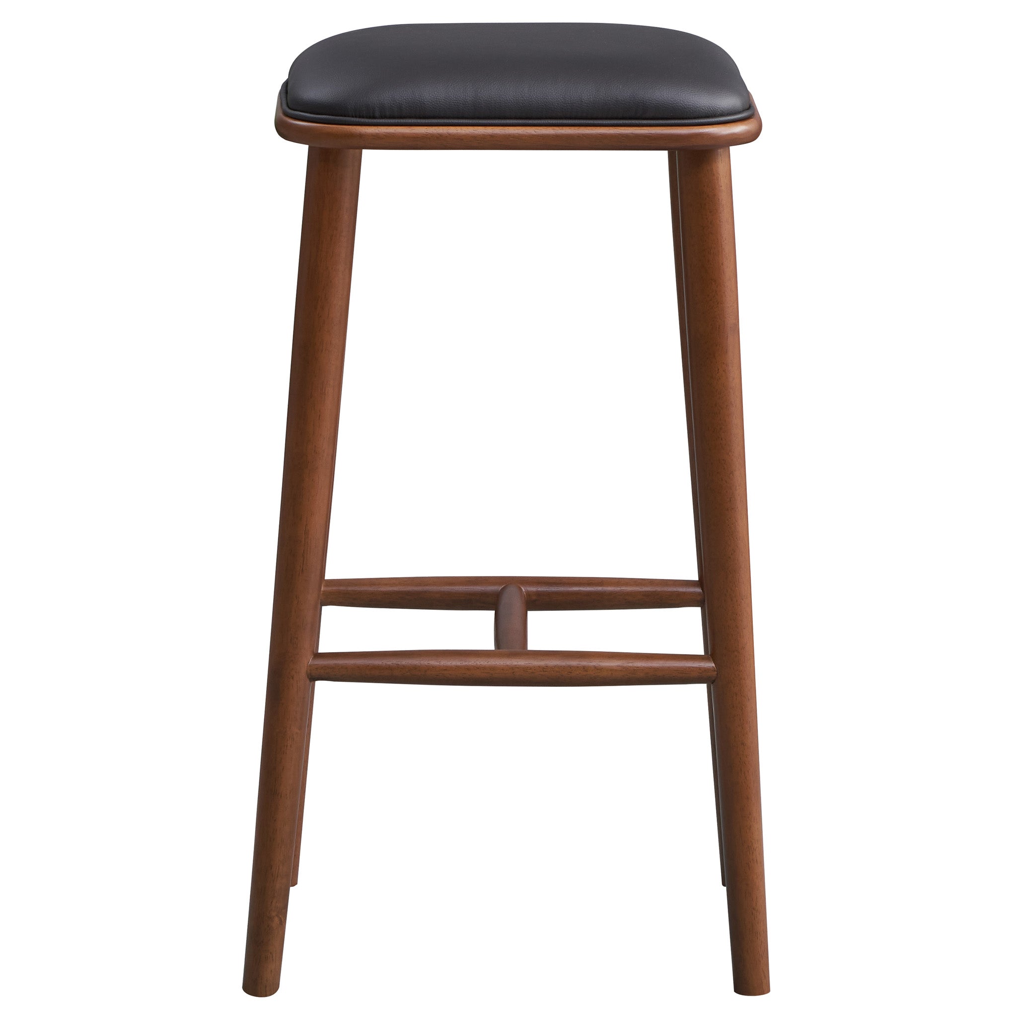 Jason Mid-Century Modern PU Leather Bar Stool