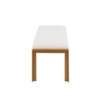 Contemporary Bench in White