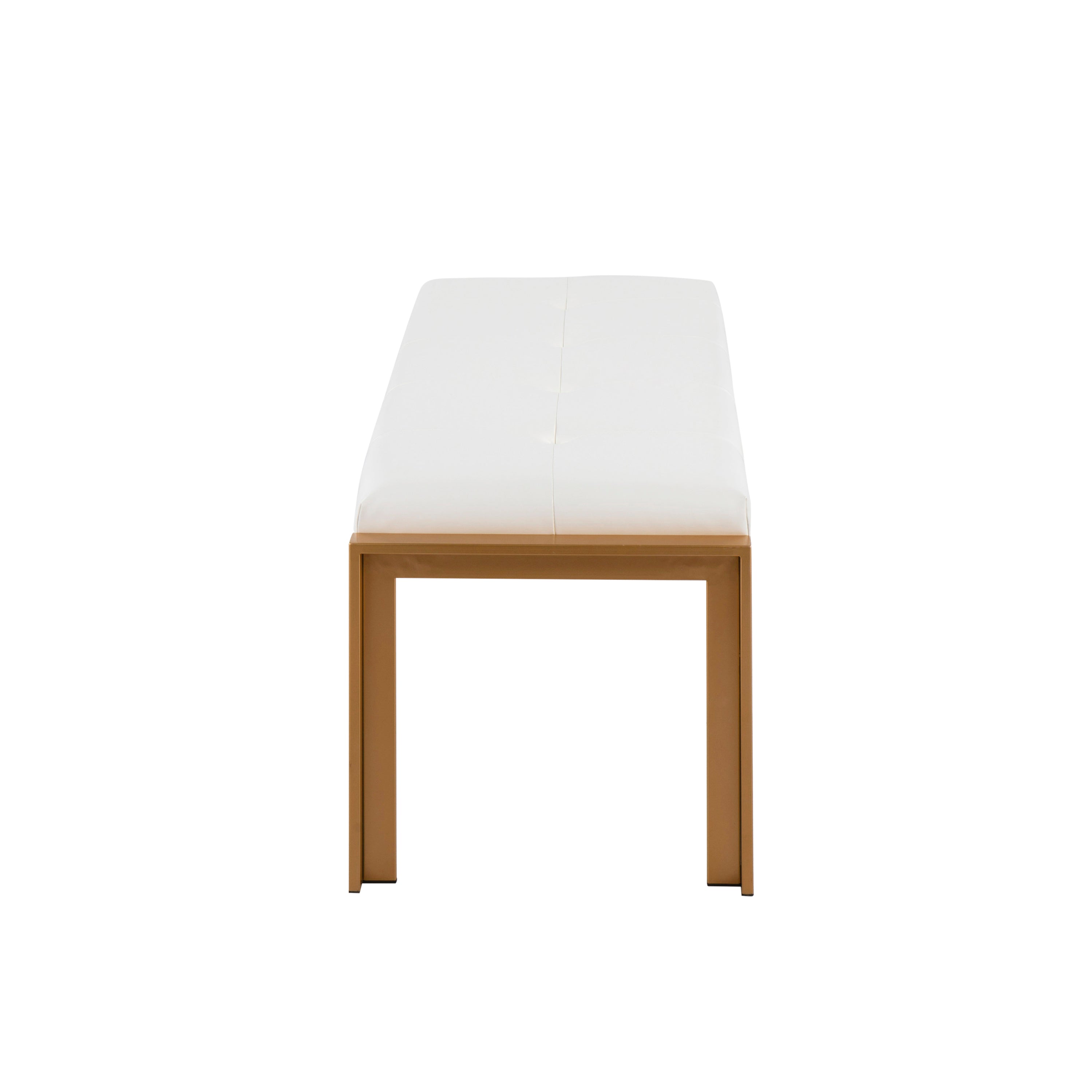 Contemporary Bench in White