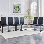 2-Pack PU Upholstered Dining Chairs