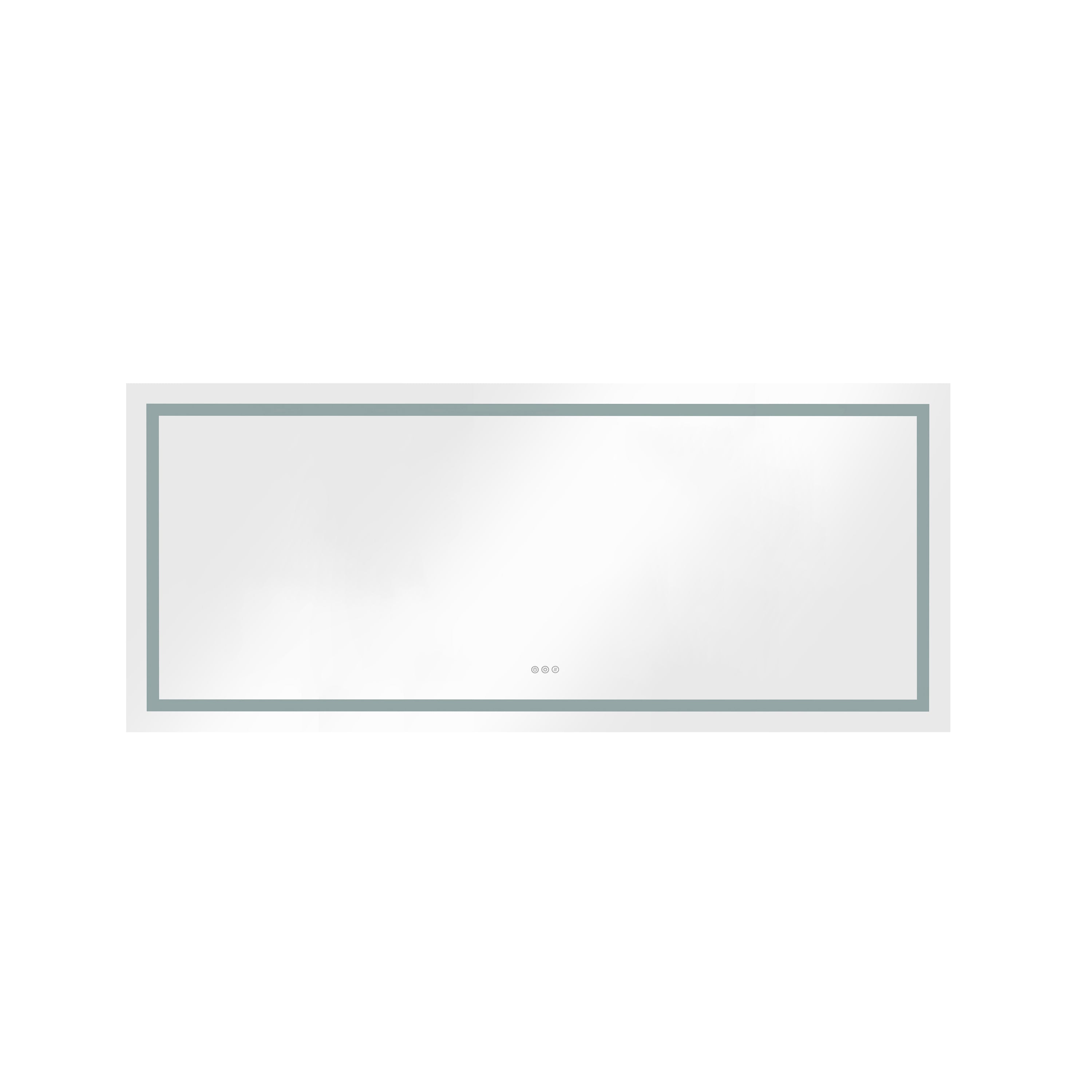 72" x 30" LED Bathroom Mirror with Front and Backlight